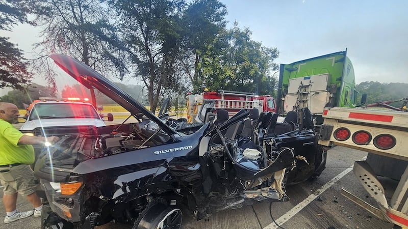 The Smith County Rescue Squad (SCRS) had to take apart a truck to rescue a suspect who became...
