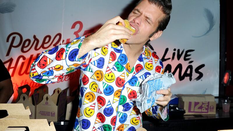 Perez Hilton attends his Pajama Birthday Party at the El Rey Theatre on Saturday, March 23,...